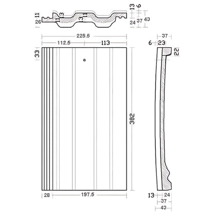 BMI Redland 49 Concrete Roof Tile