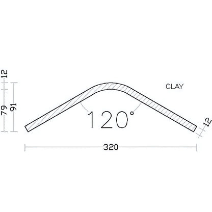 BMI Redland Clay Bonnet Tile
