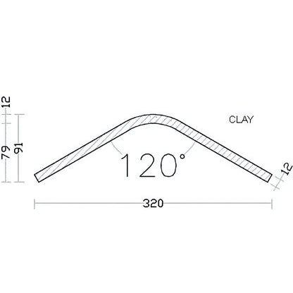 BMI Redland Clay Bonnet Tile