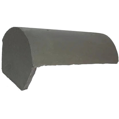BMI Redland Concrete Half Round Block End Ridge tile - JJ Building Materials