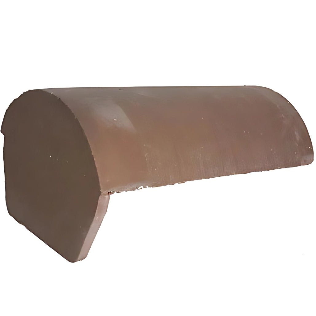 BMI Redland Concrete Half Round Block End Ridge tile - JJ Building Materials