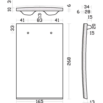 BMI Redland Concrete Plain Roof Tile