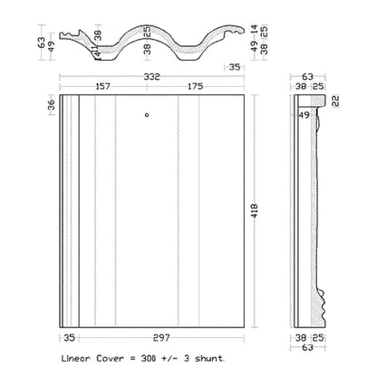 BMI Redland Regent Concrete Roof Tile