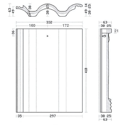 BMI Redland Regent Concrete Roof Tile