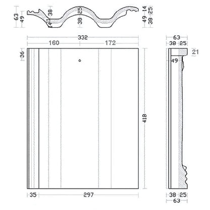 BMI Redland Regent Concrete Roof Tile