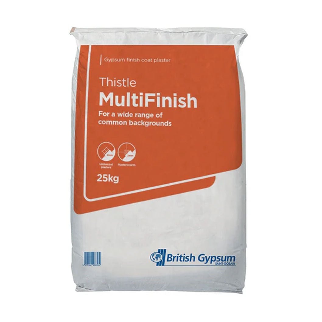 British Gypsum Thistle Multi - Finish Plaster 25kg - JJ Building Materials