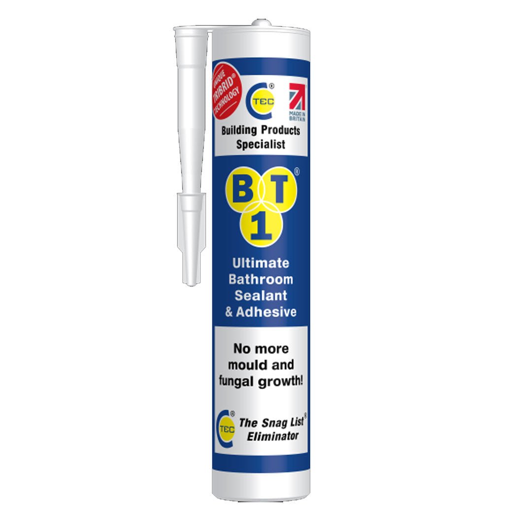 C - Tec BT1 White TRIBRID Multi Purpose Sealant & Adhesive - 290ml (Box of 12) - JJ Building Materials