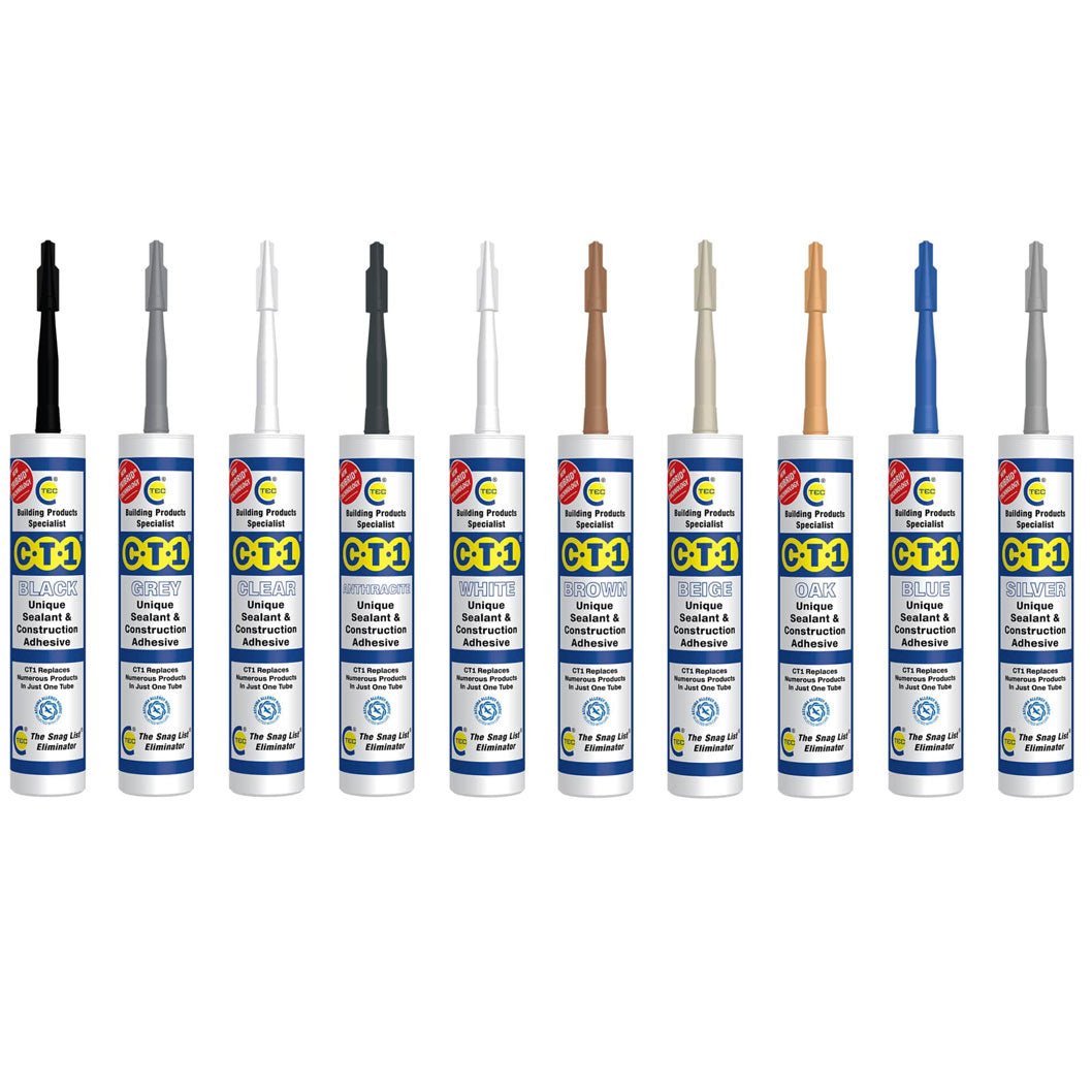 C - Tec CT1 TRIBRID Multi Purpose Sealant & Adhesive - 290ml (Box of 12) - JJ Building Materials