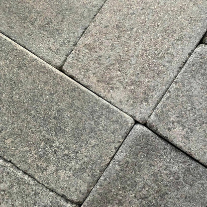 Carbon Charcoal 30mm Granite Setts - 200×100mm - JJ Building Materials