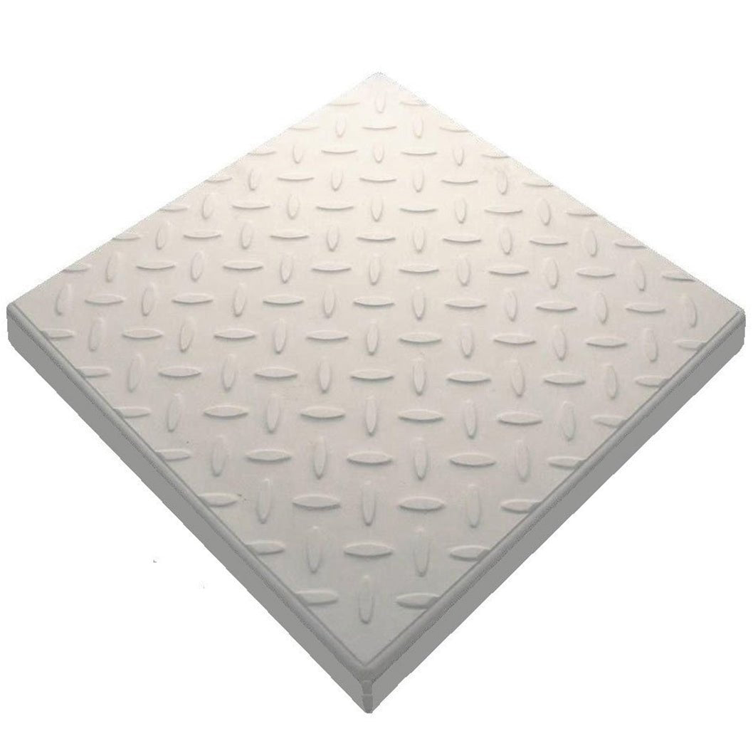 Castle Composites 297x297x20mm Checkerplate Promenade Slab - JJ Building Materials