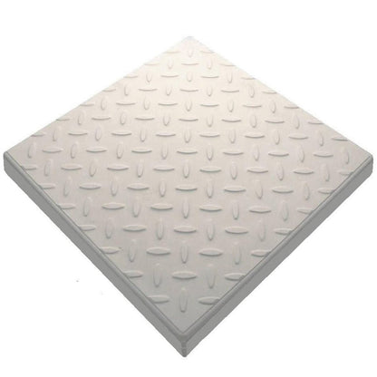 Castle Composites 297x297x20mm Checkerplate Promenade Slab - JJ Building Materials