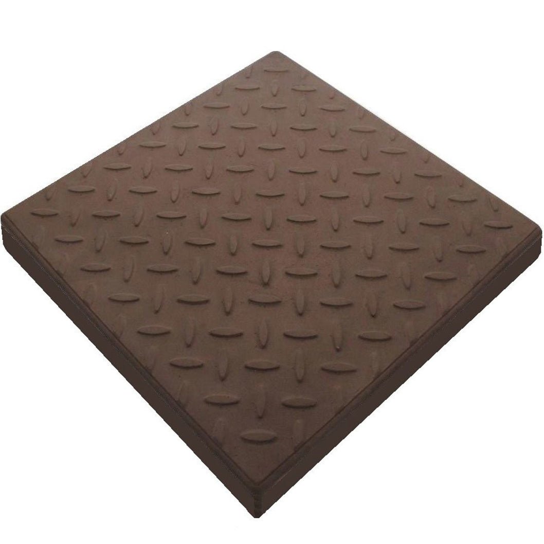 Castle Composites 297x297x20mm Checkerplate Promenade Slab - JJ Building Materials