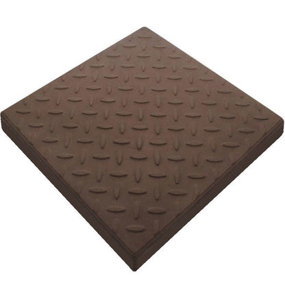 Castle Composites 297x297x20mm Checkerplate Promenade Slab - JJ Building Materials