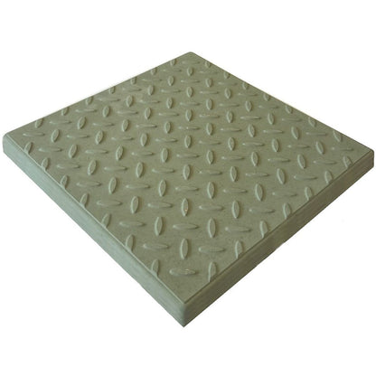Castle Composites 297x297x20mm Checkerplate Promenade Slab - JJ Building Materials