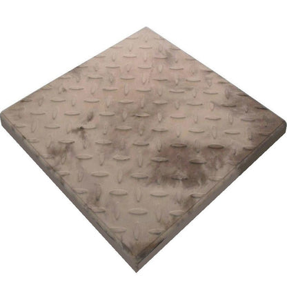 Castle Composites 297x297x20mm Checkerplate Promenade Slab - JJ Building Materials