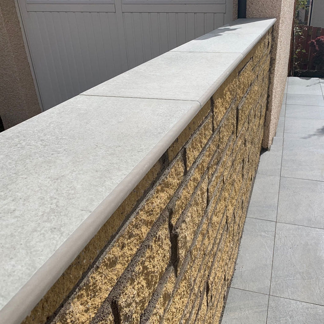 Castle Composites Flat Porcelain Coping Stones - JJ Building Materials