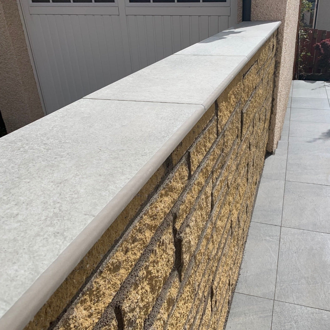 Castle Composites Flat Porcelain Coping Stones - JJ Building Materials
