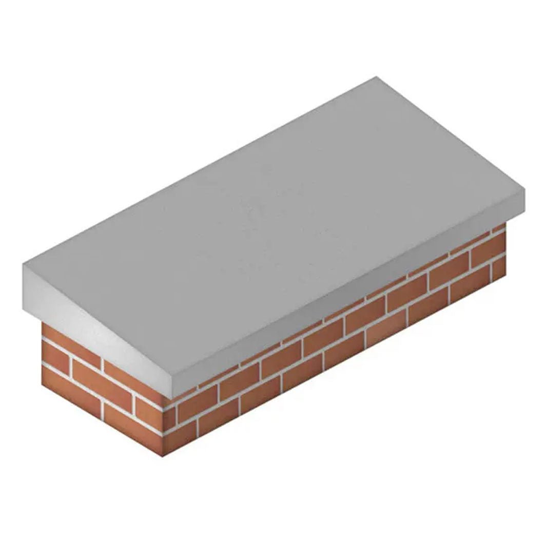Castle Composites Once Weathered Concrete Coping Stones - JJ Building Materials