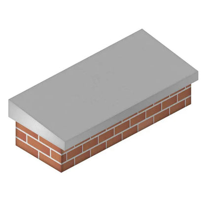 Castle Composites Once Weathered Concrete Coping Stones - JJ Building Materials