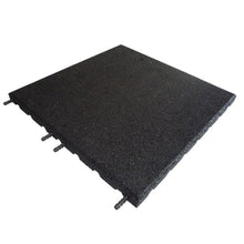 Castle Composites Promanade Castleflex Black EPDM Rubber Tiles - JJ Building Materials