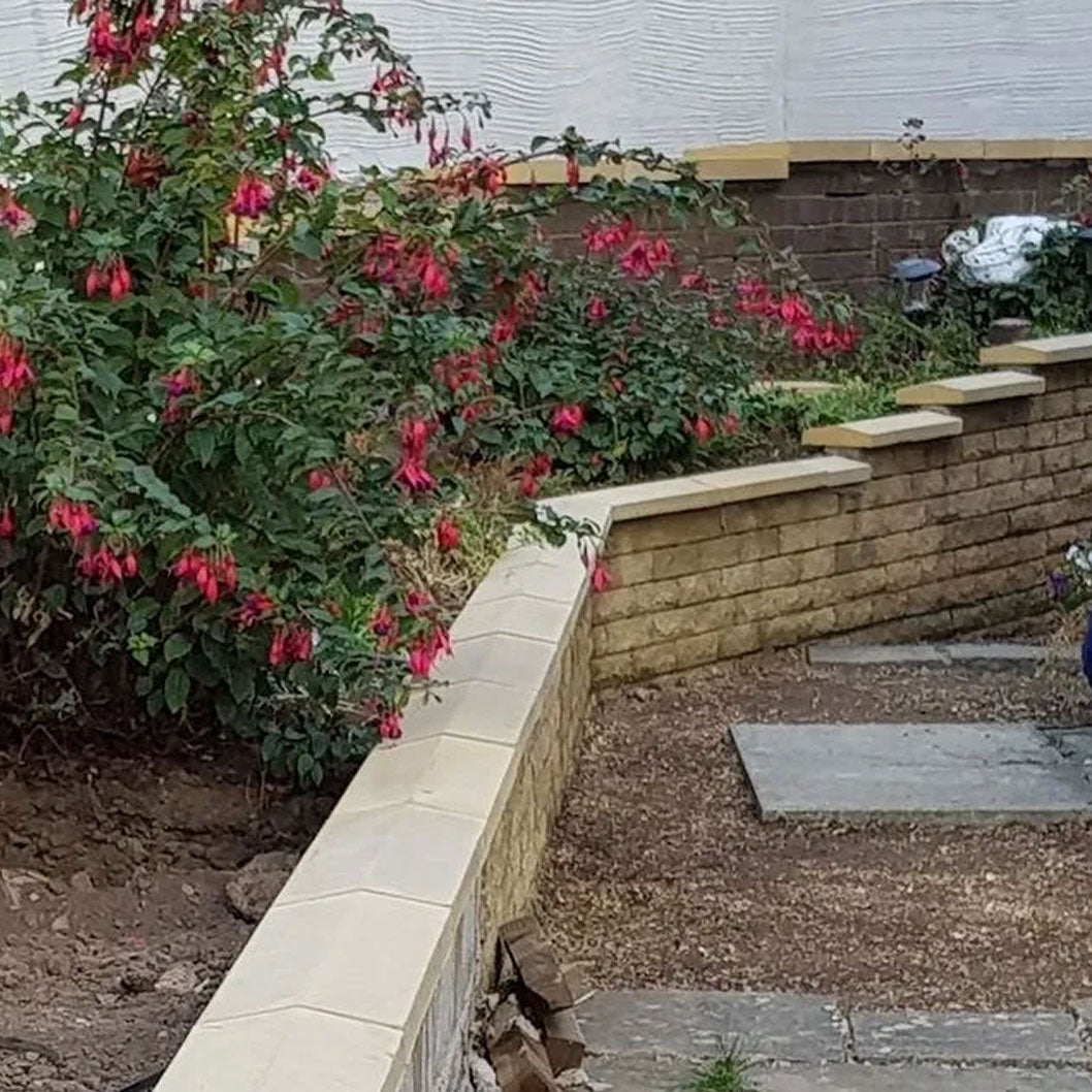 Castle Composites Twice Weathered Concrete Coping Stones - JJ Building Materials
