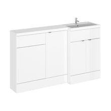 Hudson Reed Fusion 1500mm Combination Contemp Gloss White MFC Painted Gloss 904x1505x360mm