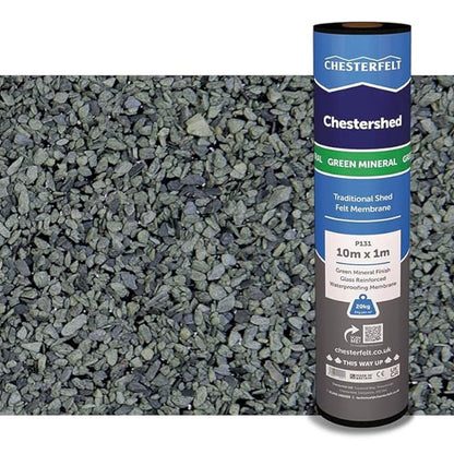 Chestershed Green Shed Felt 10m x 1m - JJ Building Materials