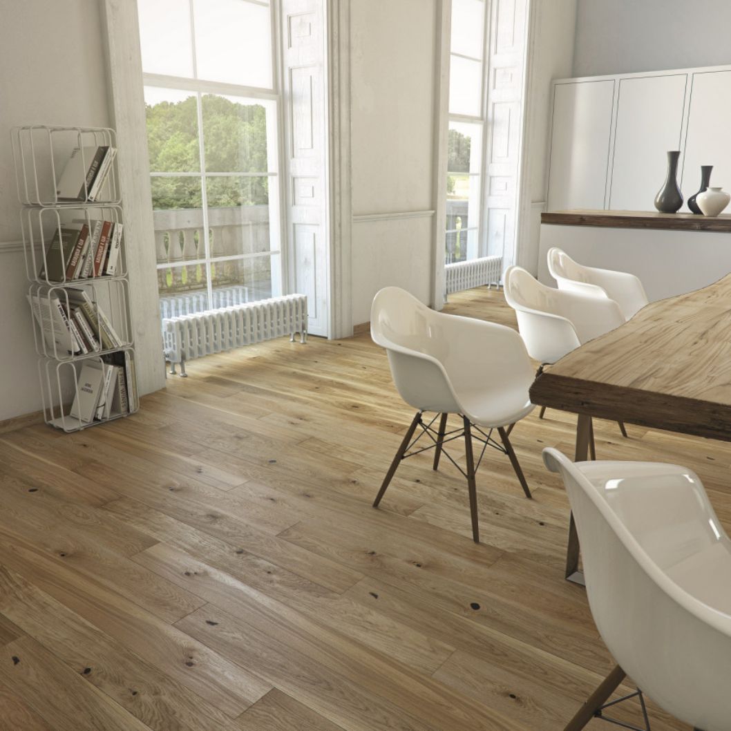 Chiswick Brushed UV Oil Engineered Wood Flooring - 2.77m2 Pack Size | Contemporary Range - JJ Building Materials