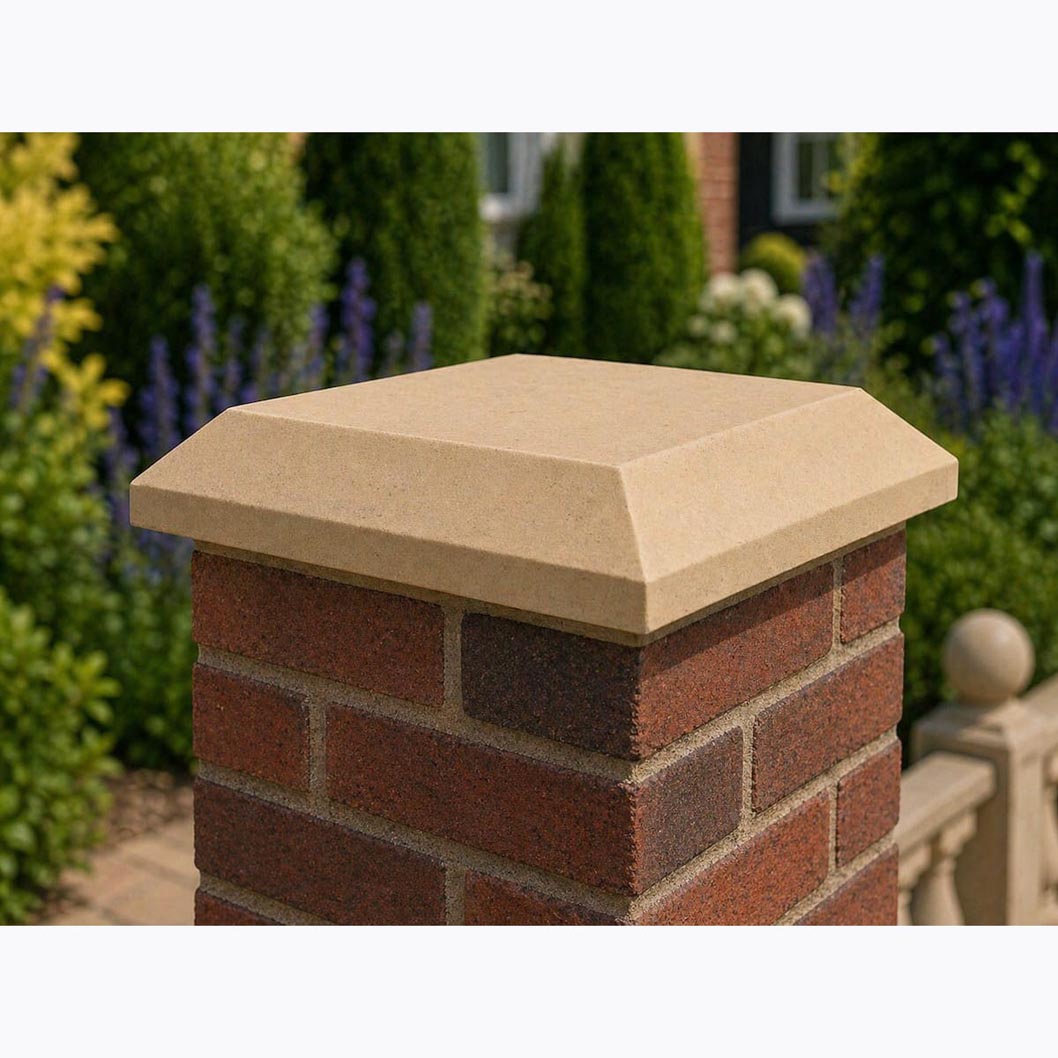 Classical Creations Chamfered Flat Pier Cap - JJ Building Materials