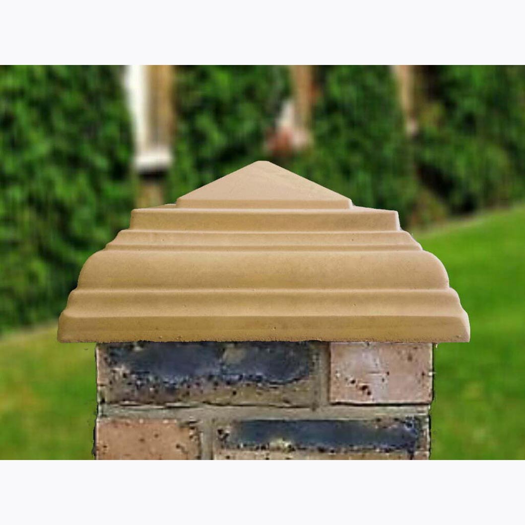 Classical Creations Stepped Peak Pier Cap - JJ Building Materials