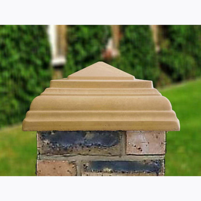 Classical Creations Stepped Peak Pier Cap - JJ Building Materials
