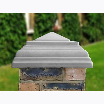 Classical Creations Stepped Peak Pier Cap - JJ Building Materials