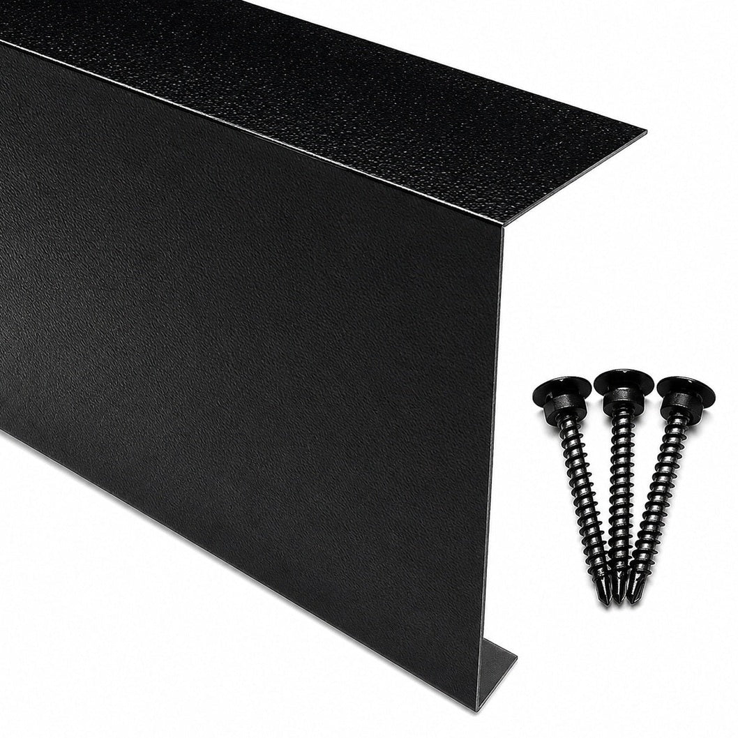 ClassicBond EPDM Black Metal Edge Trim - JJ Building Materials