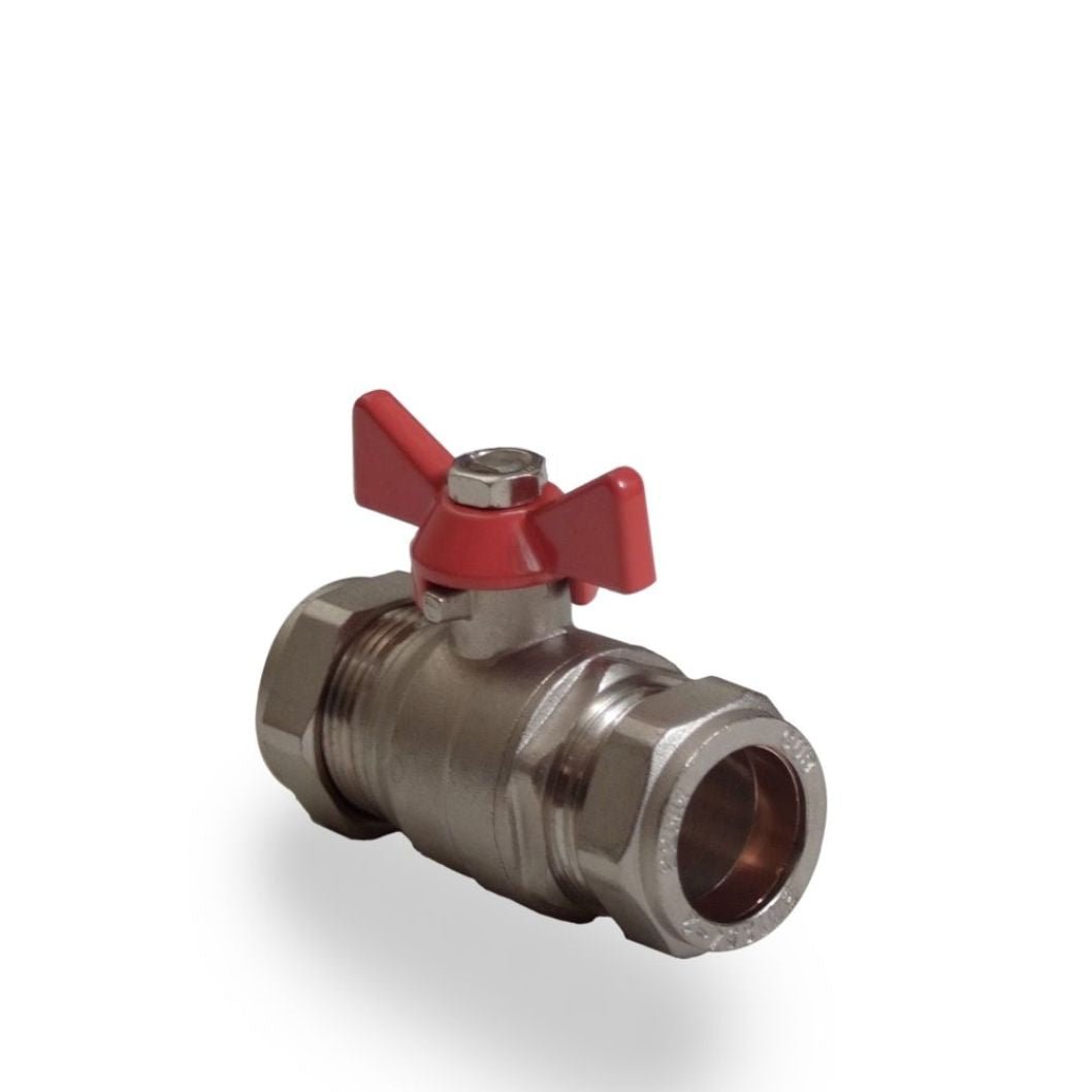 Compression T Bar Handle Butterfly Valve - JJ Building Materials