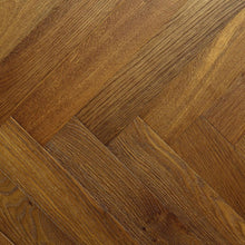 Congaree Smoked Oak Block Brushed UV Oil Engineered Wood Flooring - 0.648m2 Pack Size | Parquet Range - JJ Building Materials