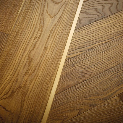 Congaree Smoked Oak Plank Brushed UV Oil Engineered Wood Flooring - 2.17m2 Pack Size | Contemporary Range - JJ Building Materials