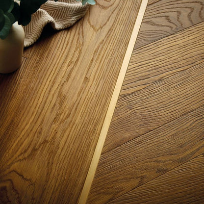 Congaree Smoked Oak Plank Brushed UV Oil Engineered Wood Flooring - 2.17m2 Pack Size | Contemporary Range - JJ Building Materials