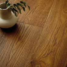 Congaree Smoked Oak Plank Brushed UV Oil Engineered Wood Flooring - 2.17m2 Pack Size | Contemporary Range - JJ Building Materials