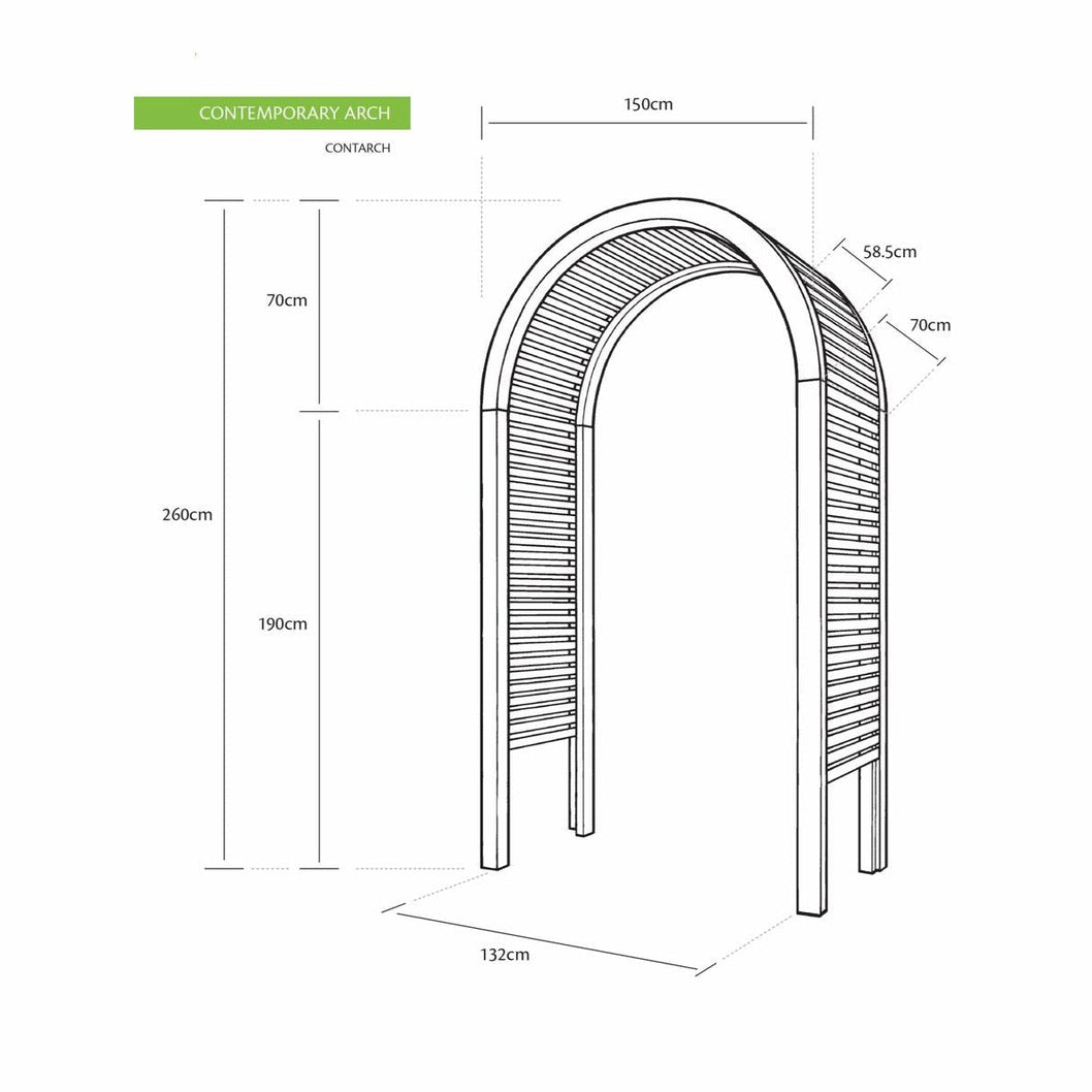 Contemporary Arch Green PT - JJ Building Materials