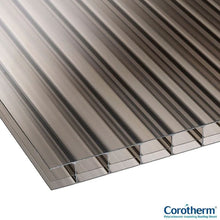 Corotherm Bronze 16mm Triplewall Polycarbonate Roofing Sheet - Ariel Plastics - JJ Building Materials