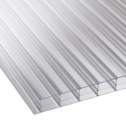 Corotherm Clear 16mm Triplewall Polycarbonate Roofing Sheet - Ariel Plastics - JJ Building Materials