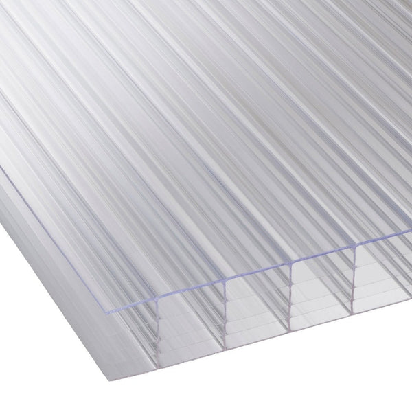 Corotherm Clear 25mm 7Xwall Polycarbonate Roofing Sheet - Ariel Plastics - JJ Building Materials