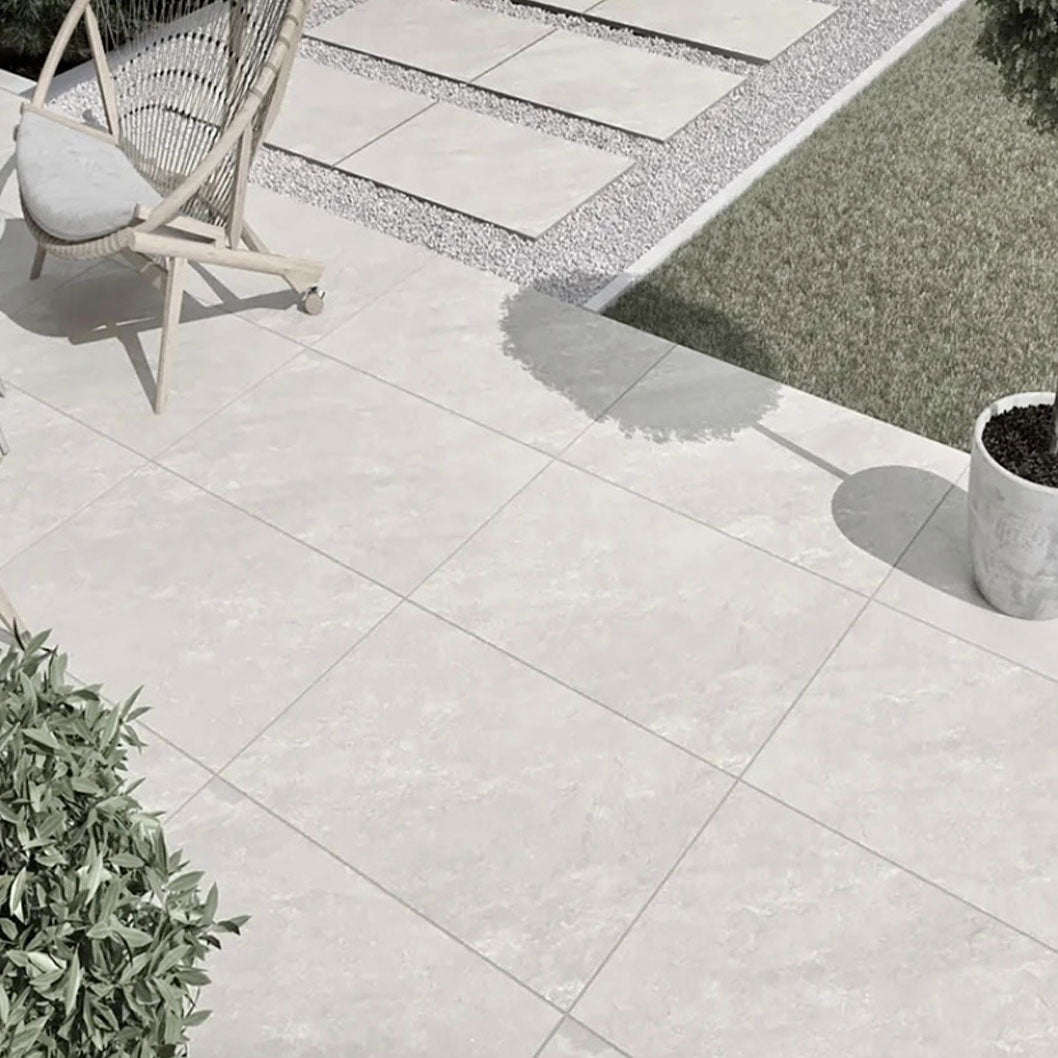 Cotton White Porcelain 900x600x20mm (21.6m²) - JJ Building Materials