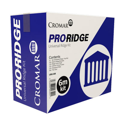 Cromar Pro Ridge Uni - Ridge System - Kit 6m - JJ Building Materials