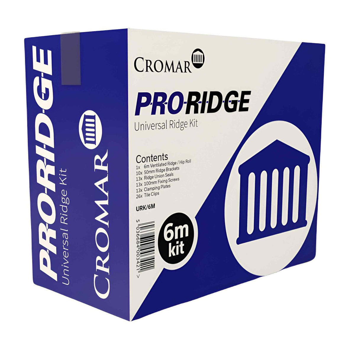 Cromar ProRidge Uni-Ridge System - Kit 6m - JJ Building Materials