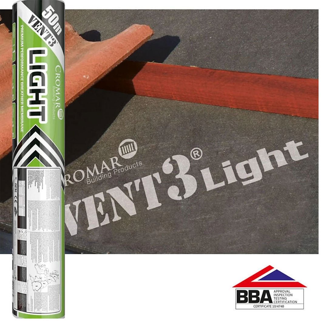 Cromar Vent 3 Light Breathable Membrane - JJ Building Materials