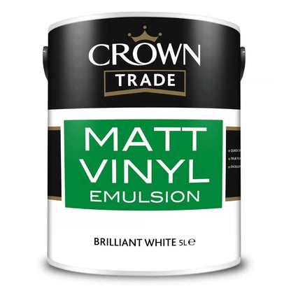 Crown Trade Vinyl Matt Emulsion Magnolia - JJ Building Materials