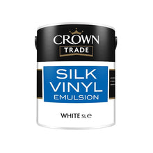 Crown Trade Vinyl Silk Emulsion White - JJ Building Materials