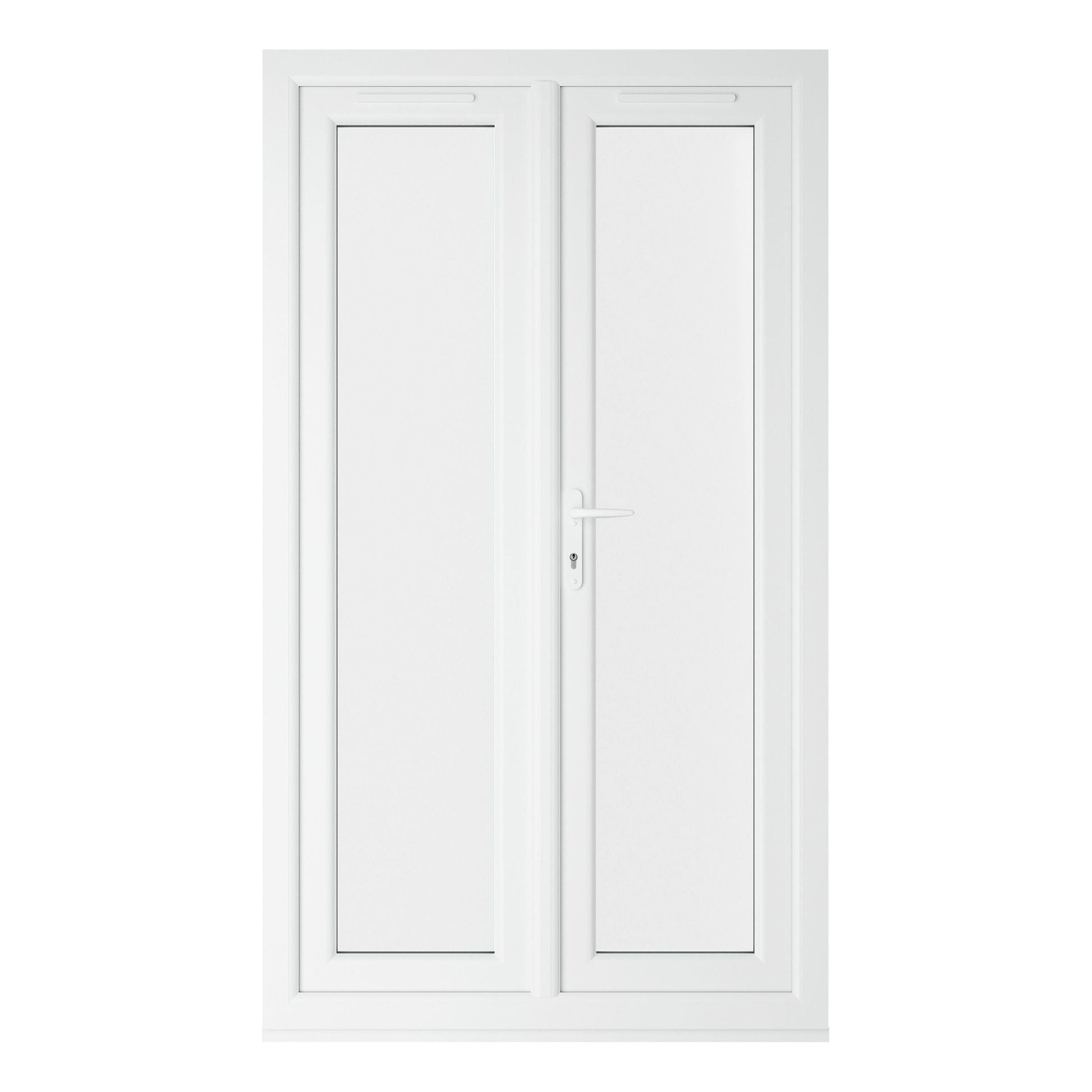 Crystal UPVC French Door White ClearTriple Glazing Left Hand Master 150mm Cill Included - JJ Building Materials