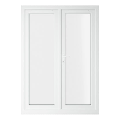 Crystal UPVC French Door White ClearTriple Glazing Left Hand Master 150mm Cill Included - JJ Building Materials